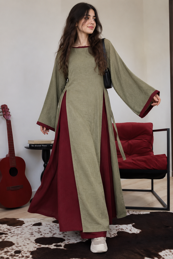 Olivia Maroon Co-ord